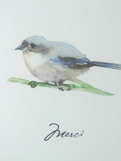 Bird Merci Note Cards - box of 8